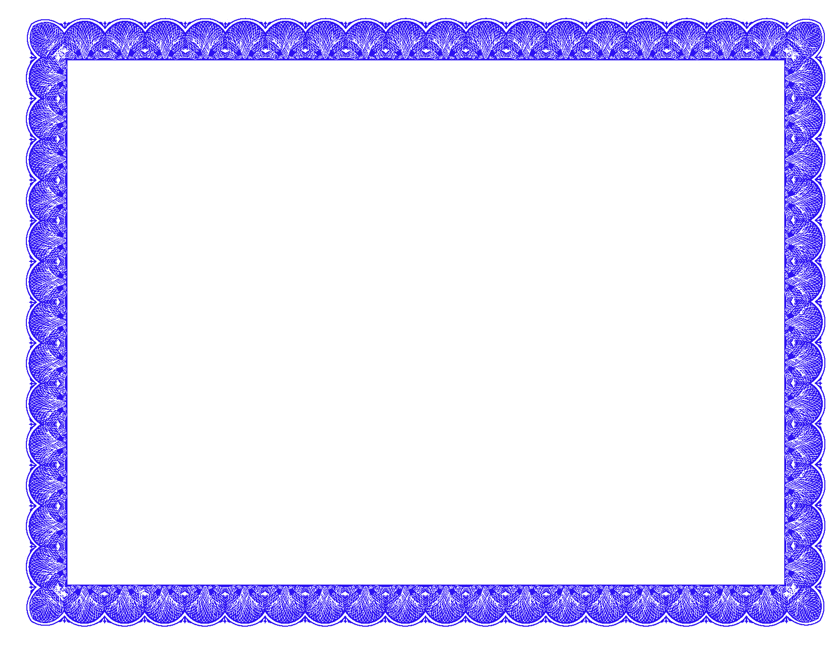 Blue Certificate Border Clip Art Blue Certificate Border Clip Art