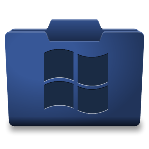 Blue Folder Icon Windows