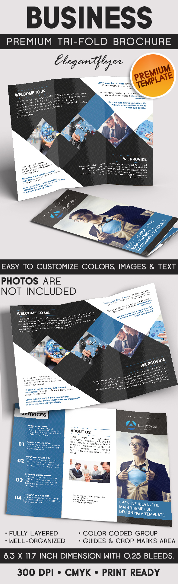 Brochure PSD Template