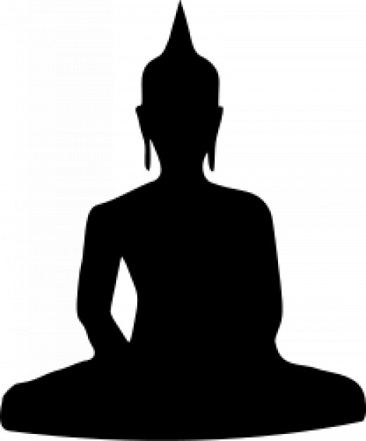 Buddha Silhouette Clip Art