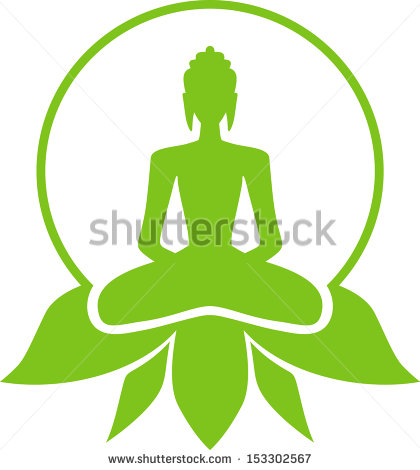 Buddha Sitting Lotus Position