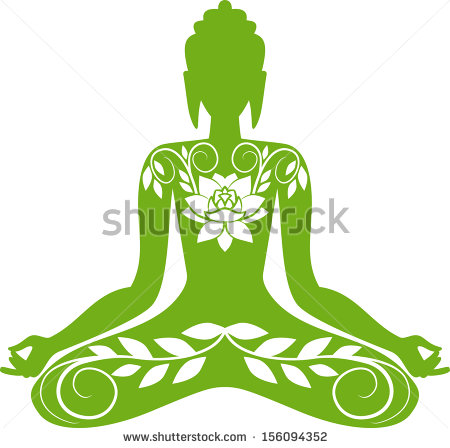 Buddha Sitting Lotus Position