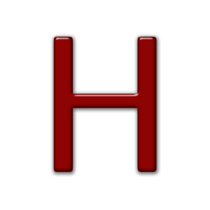 Capital Letter H Icon