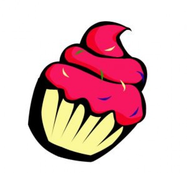 Cartoon Cupcake Logo