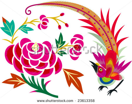 Chinese Flowers China Pattern