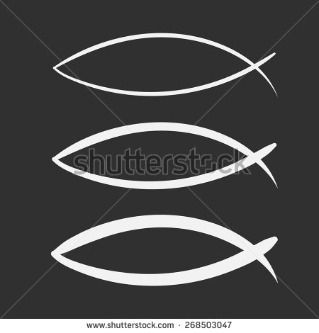 Christian Fish Symbol Vector