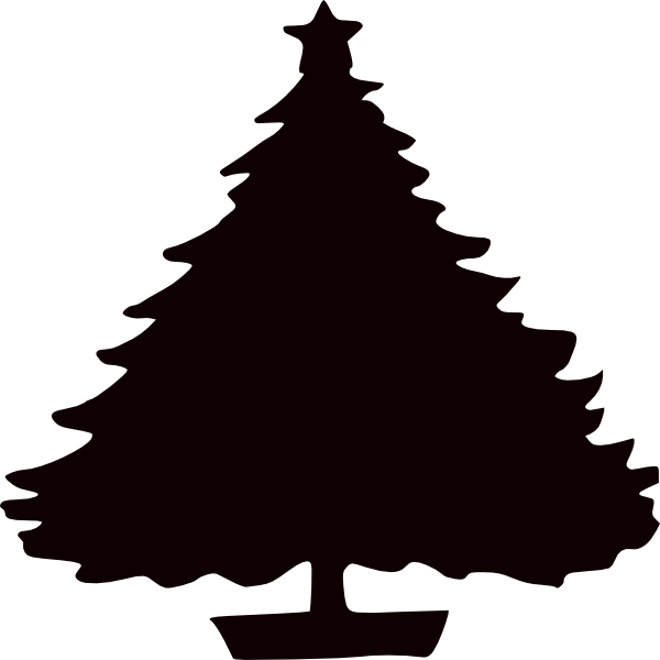 Christmas Tree Silhouette