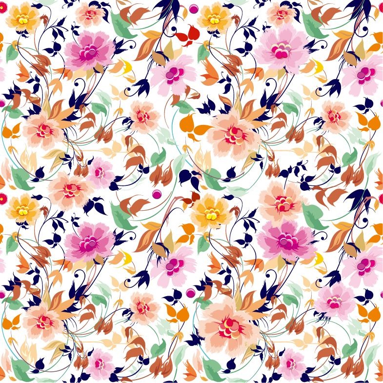 Colorful Flower Pattern Colorful Flower Pattern