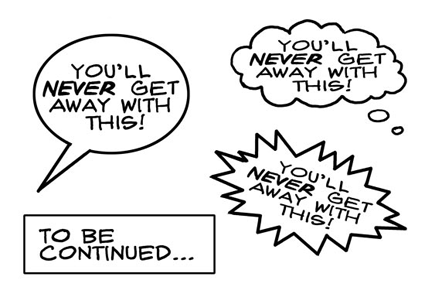 Comic Book Speech Bubble Font