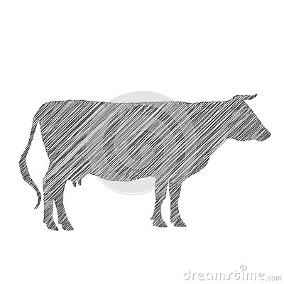 Cow Silhouette Vector