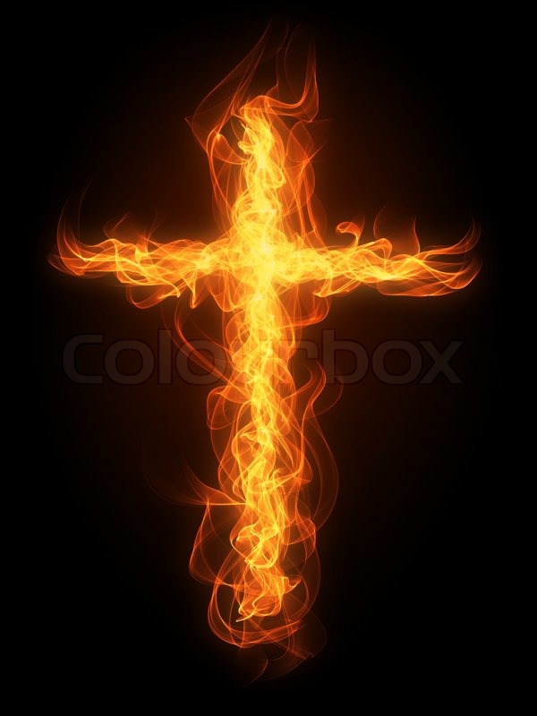 Cross On Fire