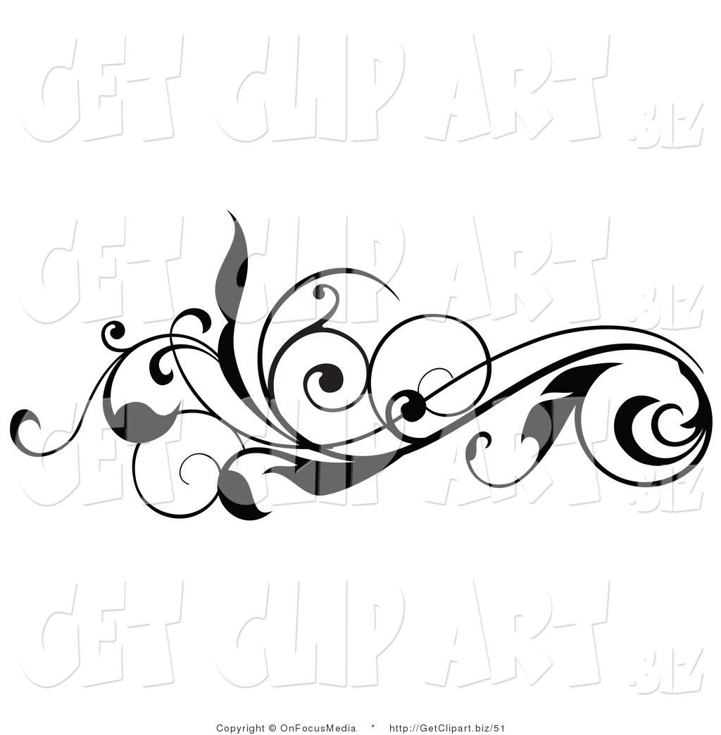 Curly Designs Clip Art