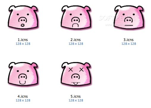 Cute Minecraft Pig Icon