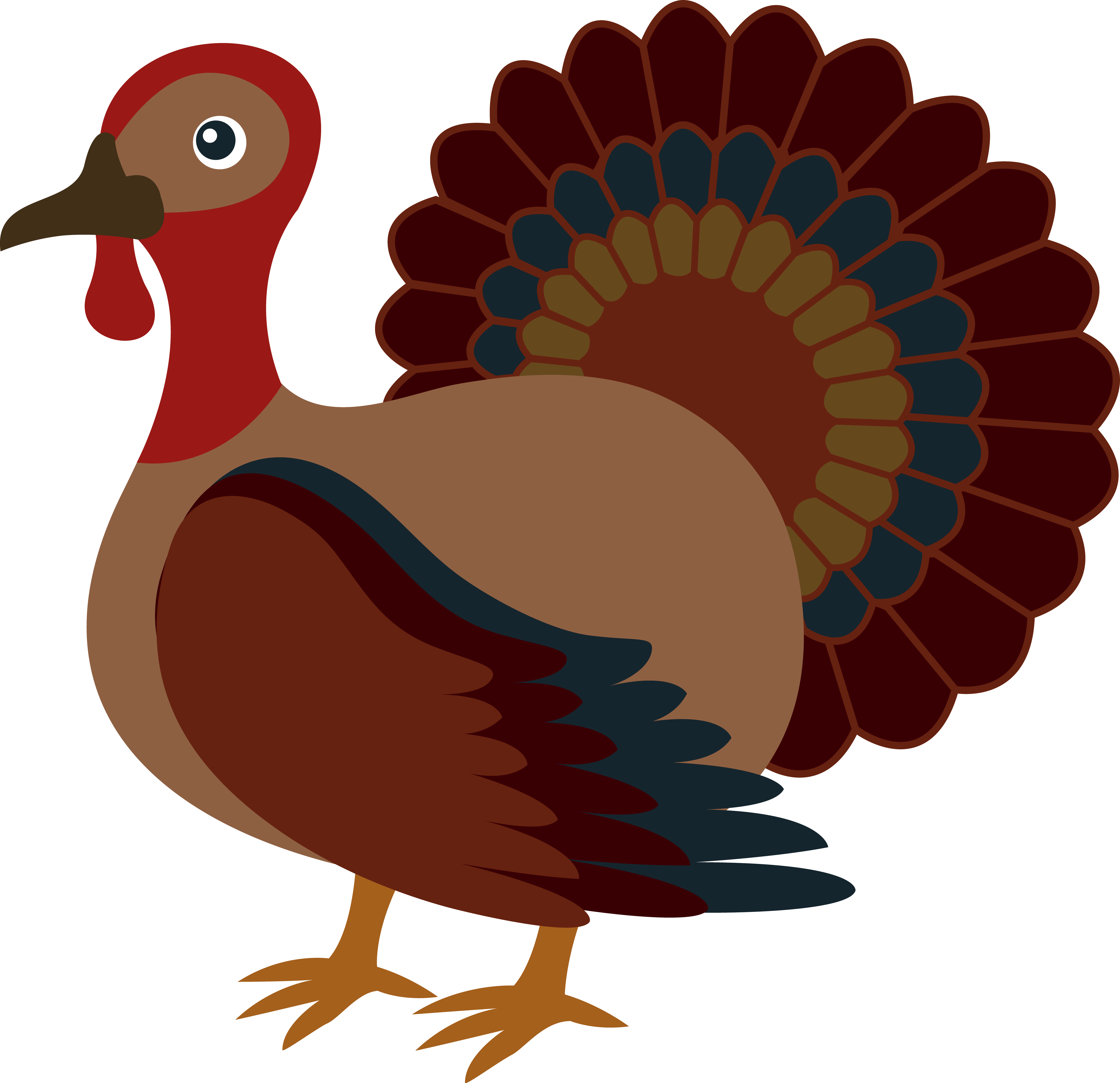 Cute Thanksgiving Turkey Clip Art