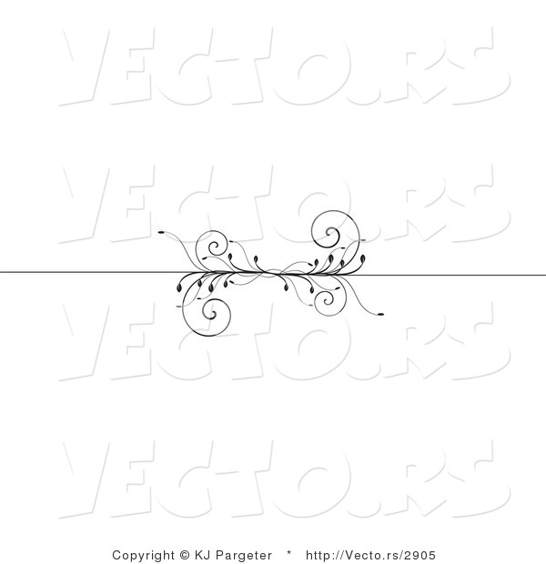 Decorative Header Clip Art Black Design