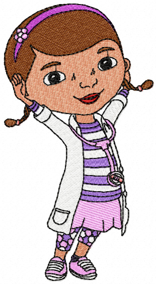 Doc McStuffins Machine Embroidery Design