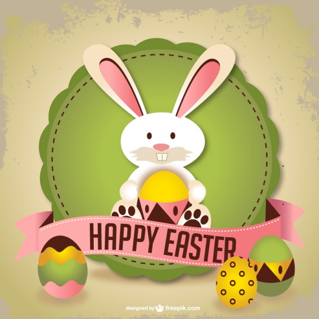 Easter Bunny Vector Art Free