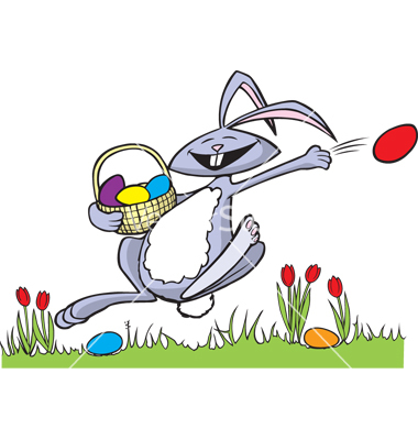 Easter Bunny Vector Art