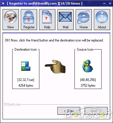 Executable File Download Icons Changer