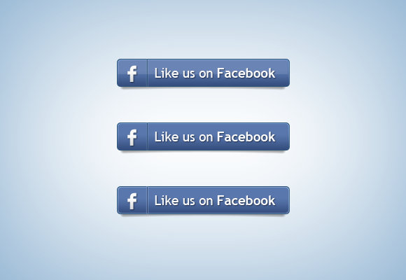 Facebook Like Button PSD