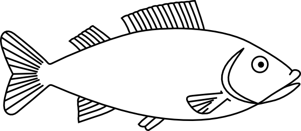 Fish Outline Clip Art