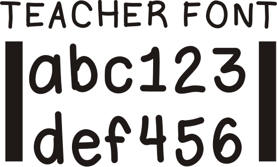 free fonts for teachers bubble letters