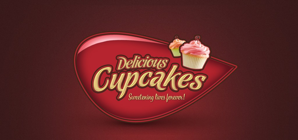 17 Cupcake Logo PSD Images