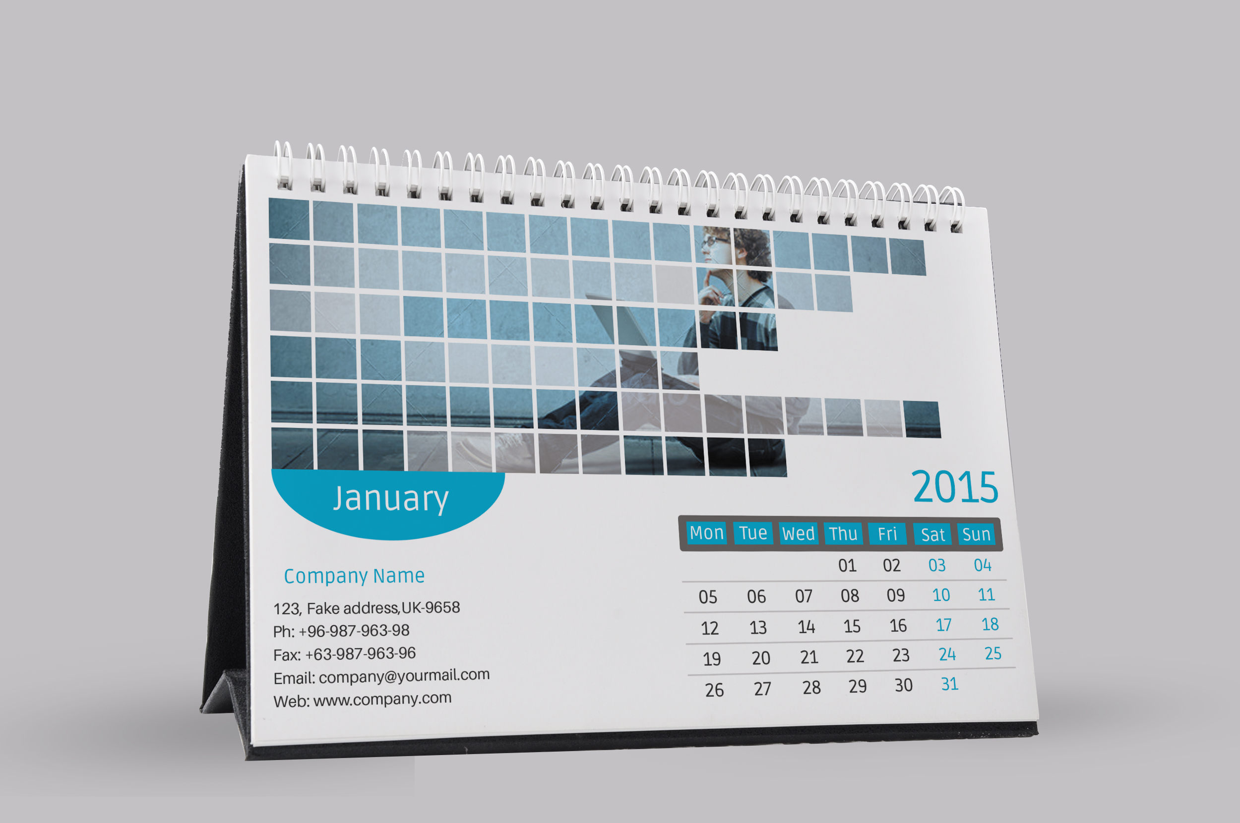 Free Desk Calendar Templates 2015