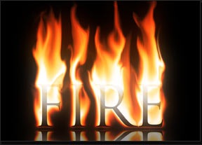 Free Fire Flames Letters Fonts