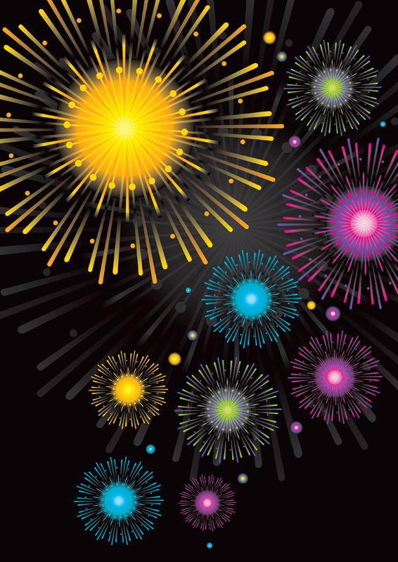 Free Fireworks PowerPoint Template