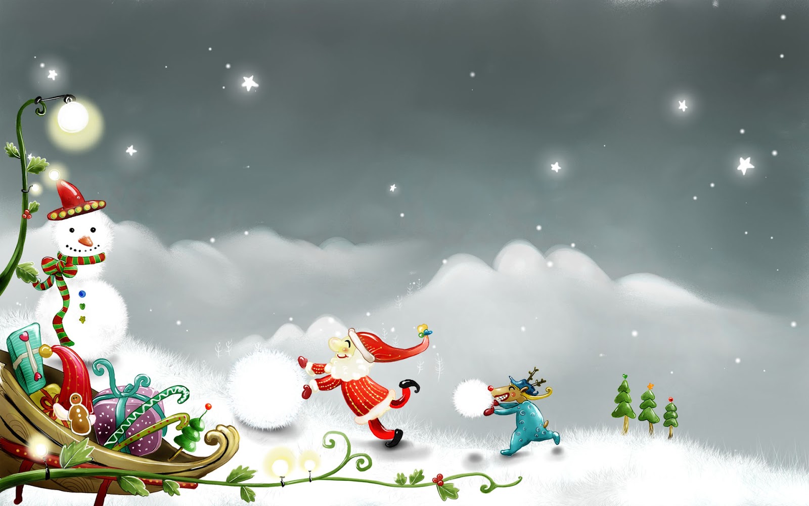 Free High Resolution Desktop Backgrounds Christmas