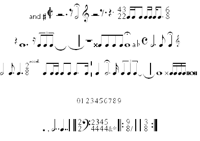 music-fonts