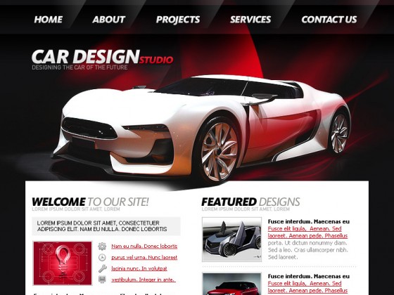 Free PSD Website Design Templates