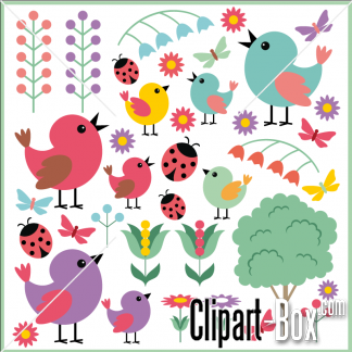 Free Spring Bird Clip Art