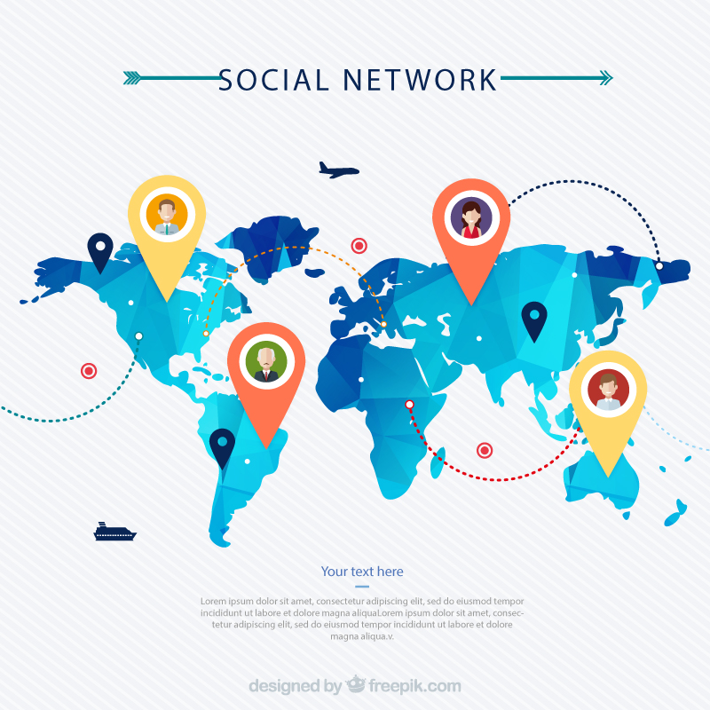 Free Vector of Social Network