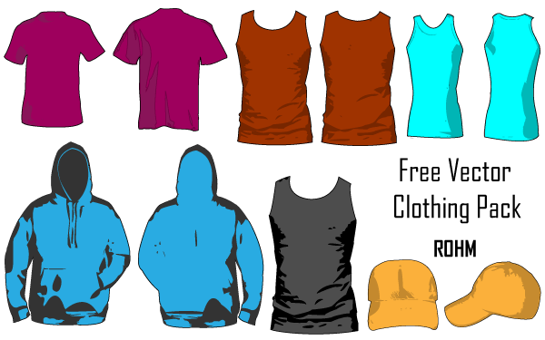 Free Vector T-Shirt Template Illustrator