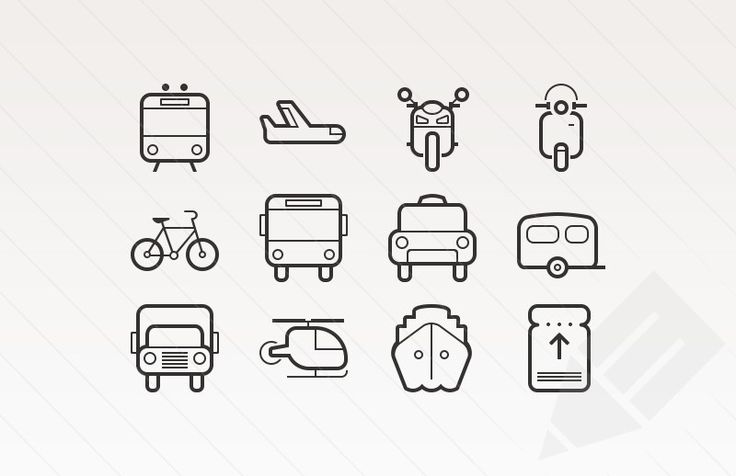 Free Vector Transportation Icons