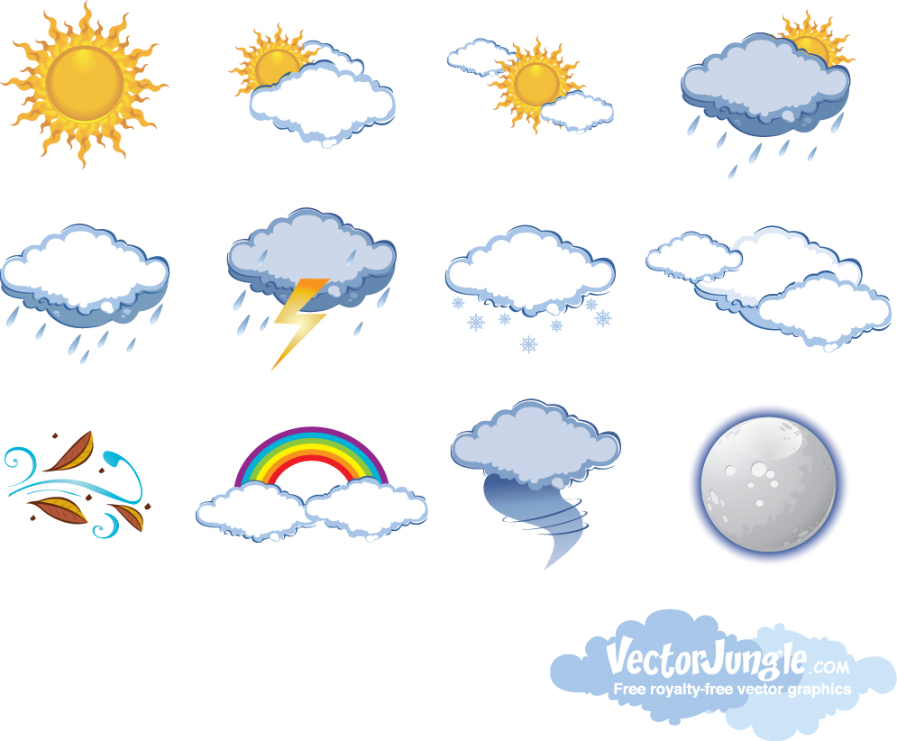 Free Vector Weather Icons