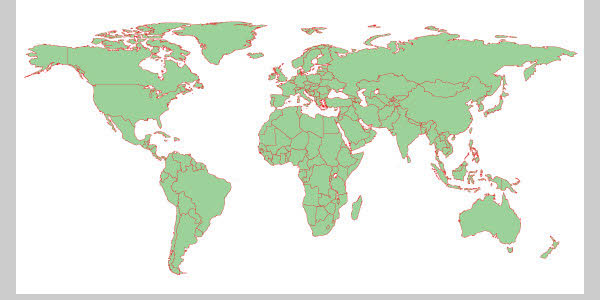 Free Vector World Map