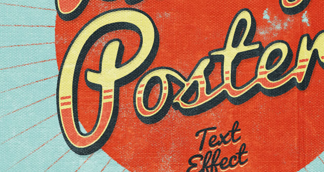 Free Vintage Photoshop Text Effects