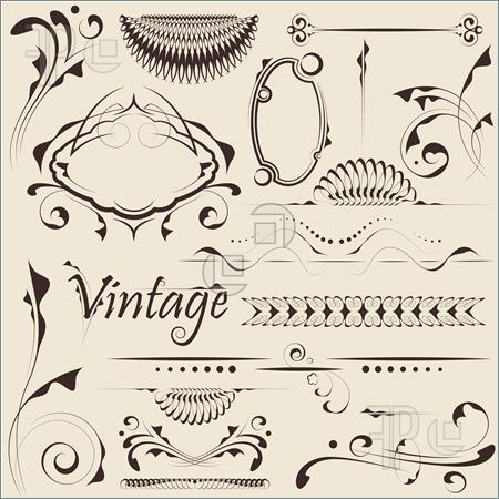 Free Vintage Vector Design Elements