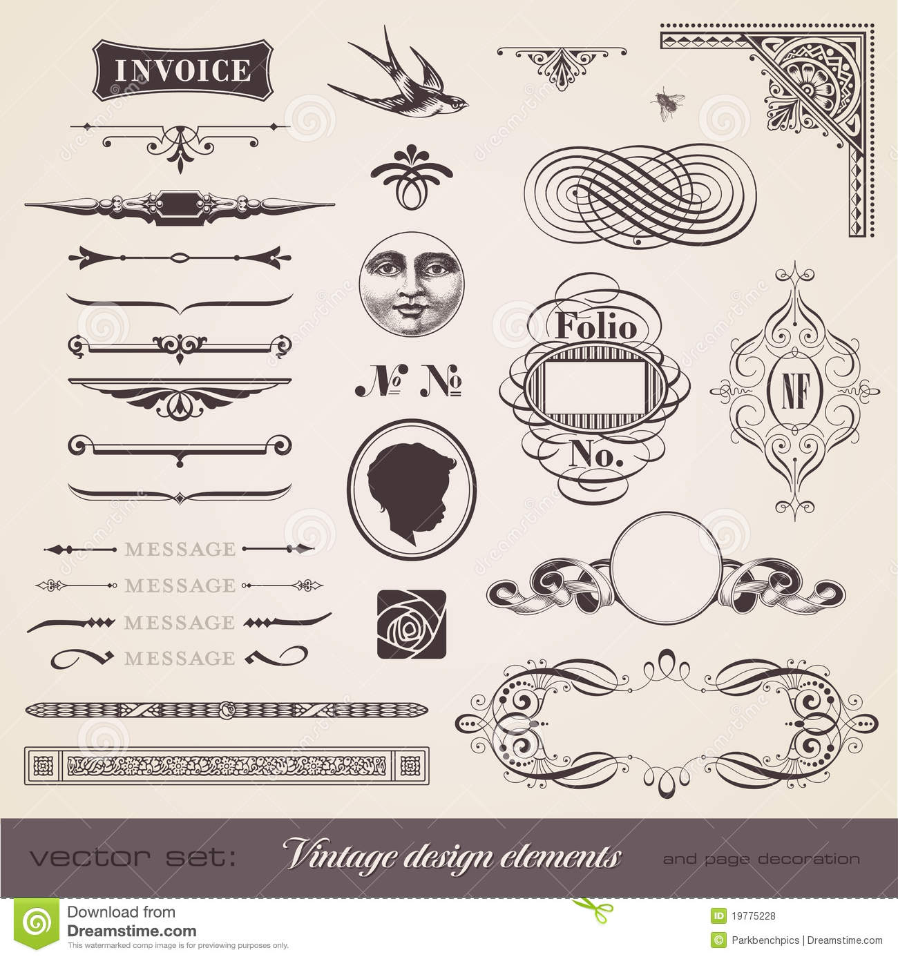 Free Vintage Vector Design Elements