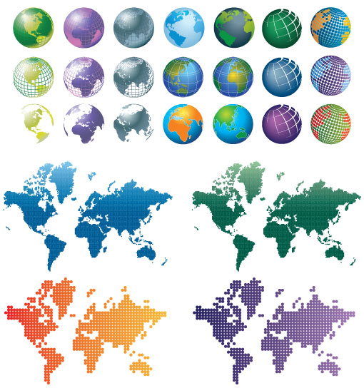 Globe Vector Free Download