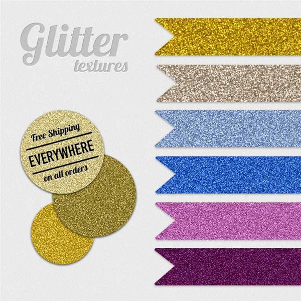 Gold Glitter Photoshop Pattern Free