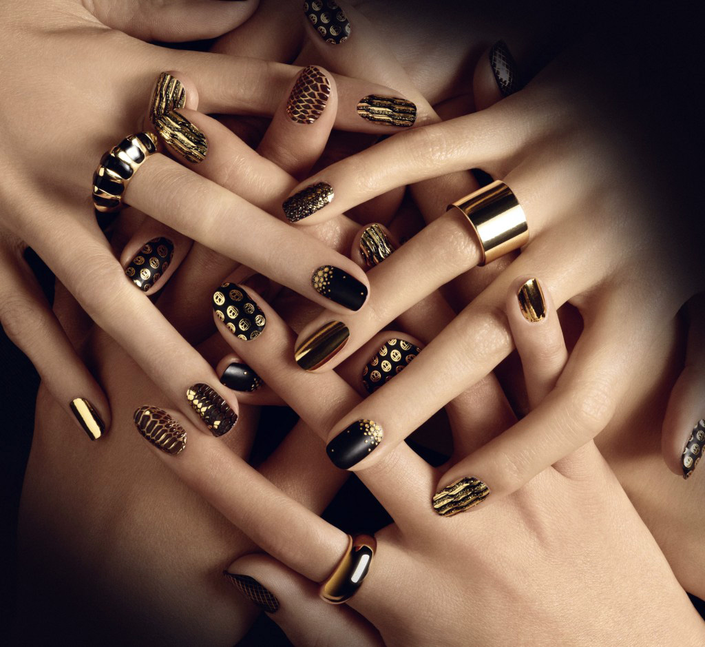 Gold Nail Art Designs