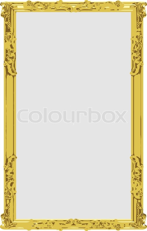 Gold Vector Frameborder