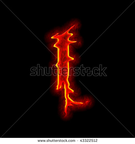Gothic Fire Letters Font