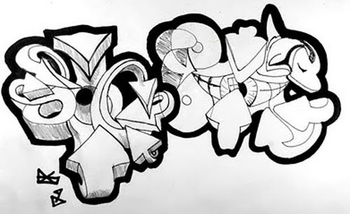 Graffiti Designs to Draw On Paper