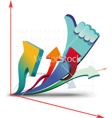 Growth Chart Vector