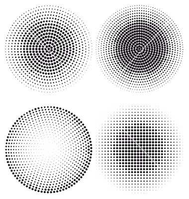 Halftone Dots Pattern Vector